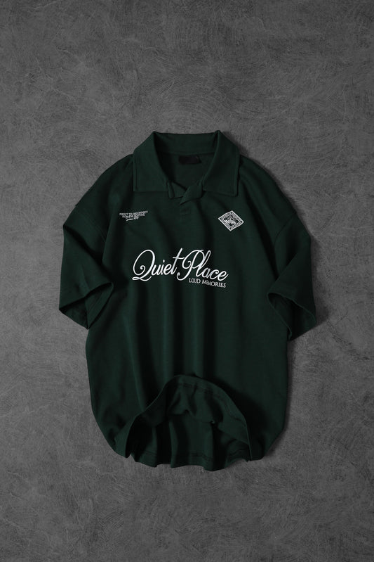 polo oversize Olive green